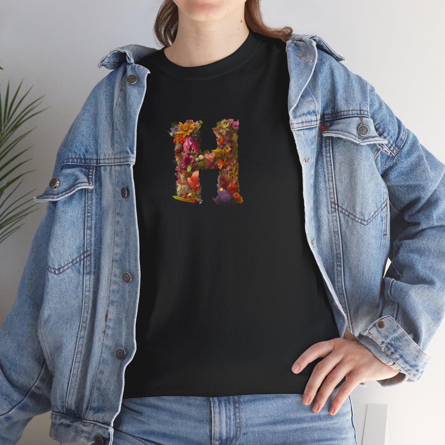 Unisex Heavy Cotton Tee "H"