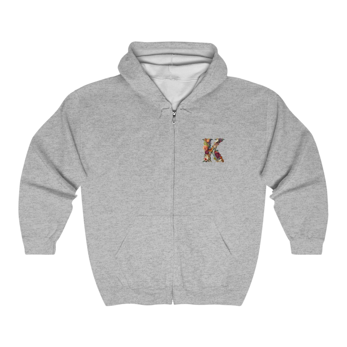 Unisex Heavy Blend™ Full Zip Hooded Sweatshirt "K"