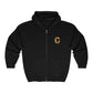 Unisex Heavy Blend™ Full Zip Hooded Sweatshirt "C"