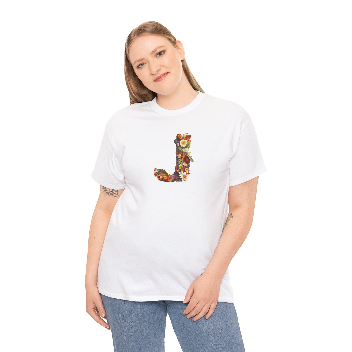 Unisex Heavy Cotton Tee "J"