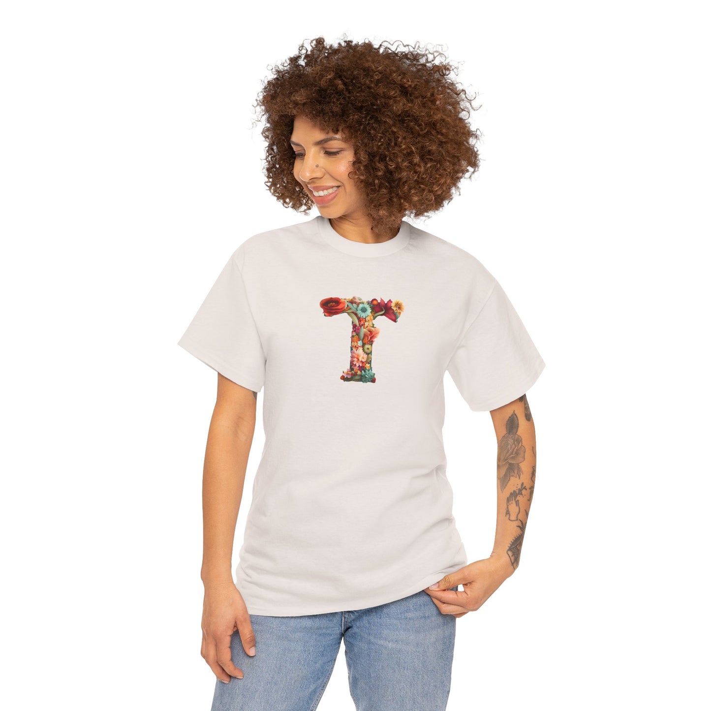 Unisex Heavy Cotton Tee "T"