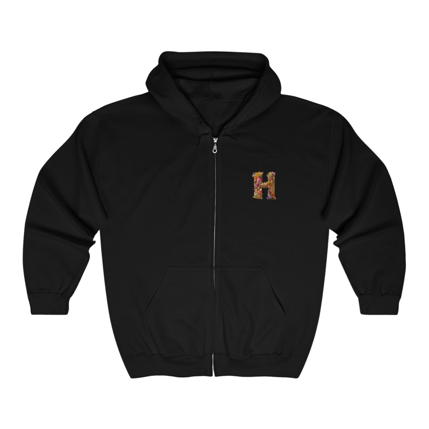 Unisex Heavy Blend™ Full Zip Hooded Sweatshirt "H"