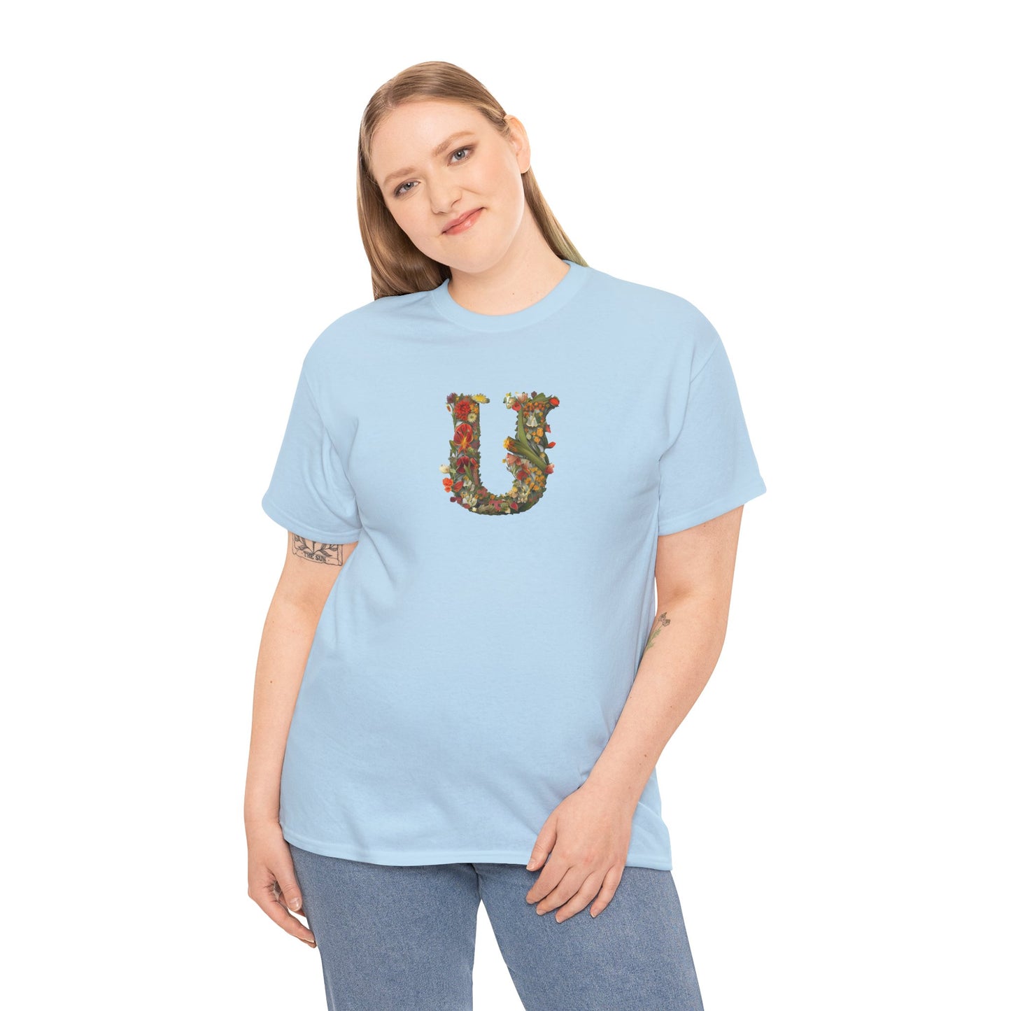 Unisex Heavy Cotton Tee "U"