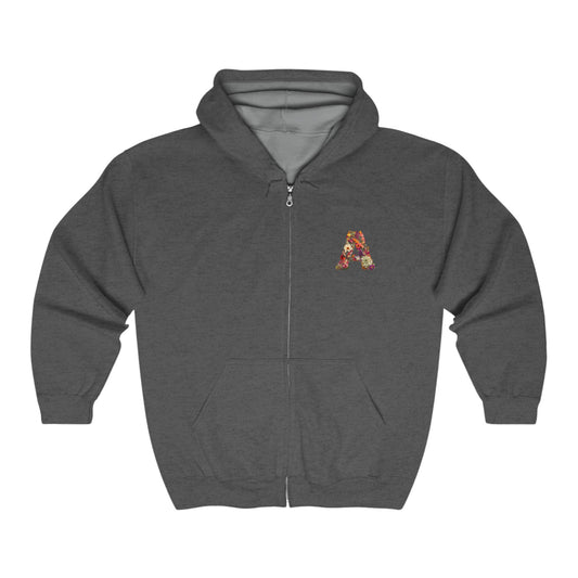 Unisex Heavy Blend™ Full Zip Hooded Sweatshirt "A"