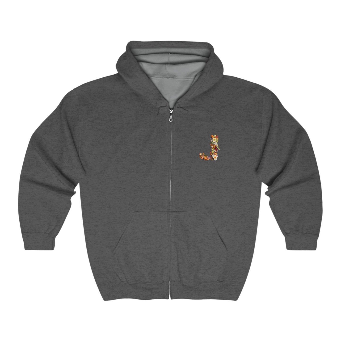 Unisex Heavy Blend™ Full Zip Hooded Sweatshirt "J"