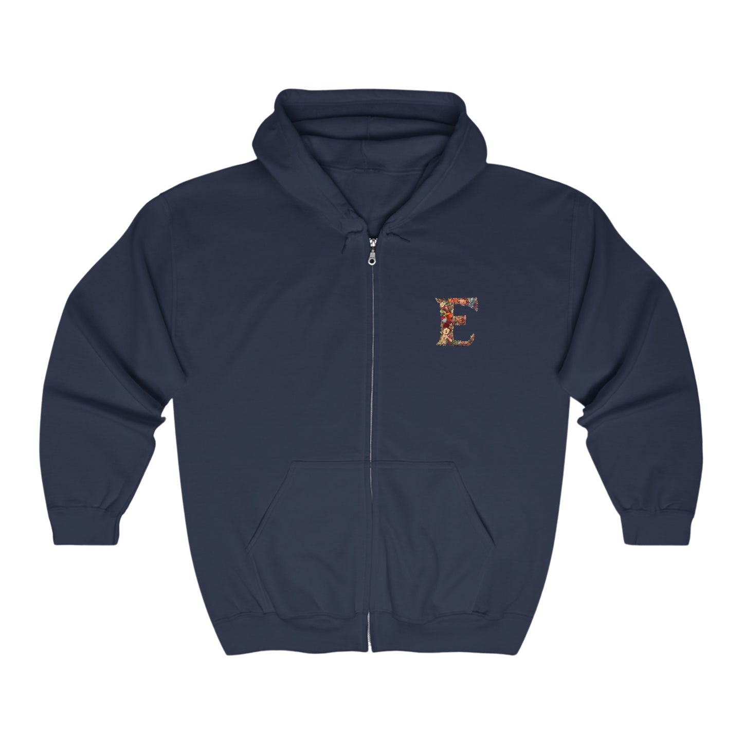 Unisex Heavy Blend™ Full Zip Hooded Sweatshirt "E"