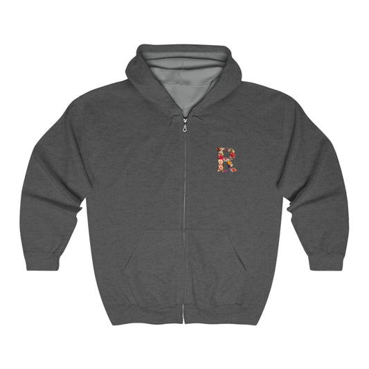 Unisex Heavy Blend™ Full Zip Hooded Sweatshirt "R"