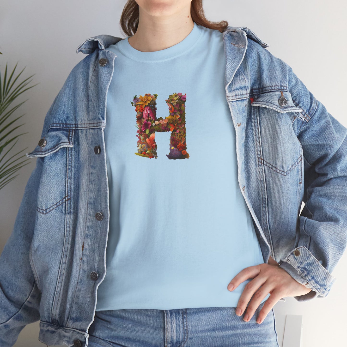 Unisex Heavy Cotton Tee "H"