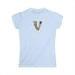 Women's Softstyle Tee "V"