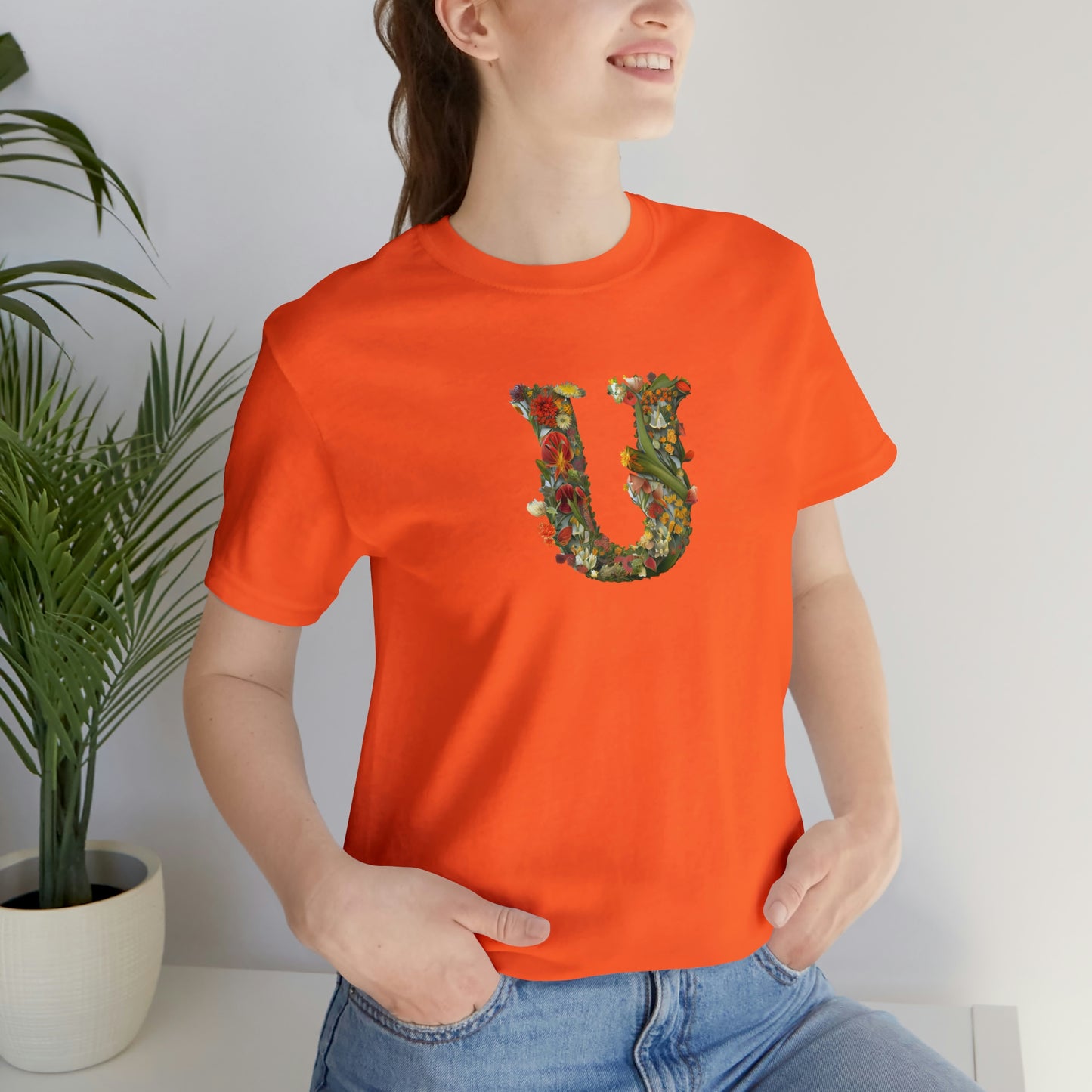 Unisex Jersey Short Sleeve Tee "U"