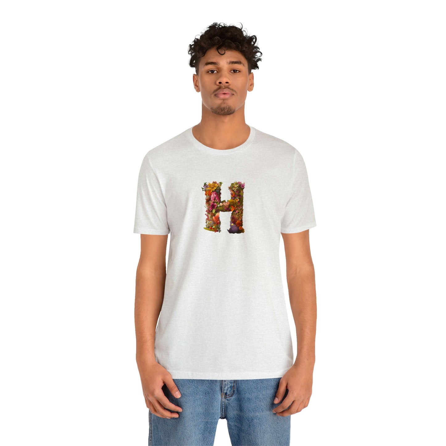 Unisex Jersey Short Sleeve Tee "H"