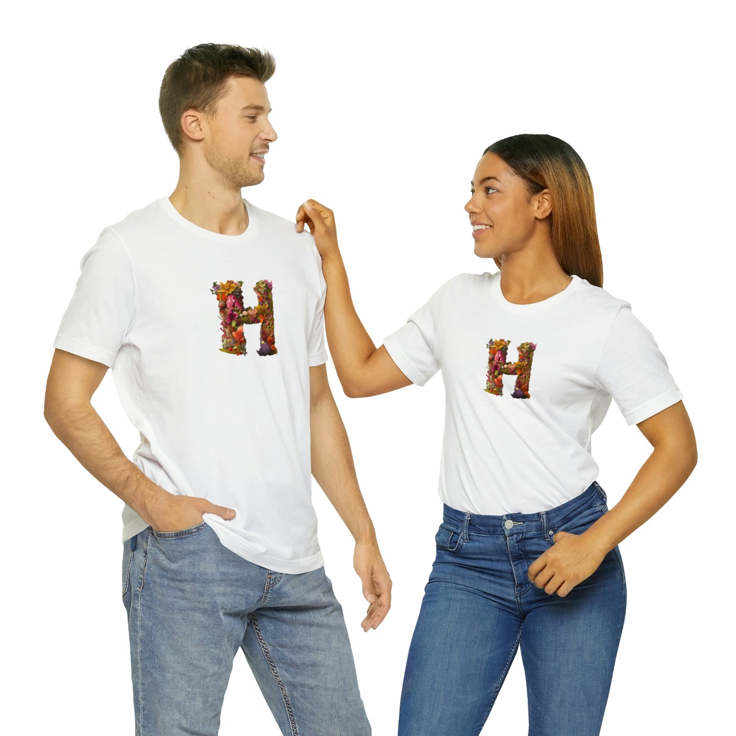 Unisex Jersey Short Sleeve Tee "H"