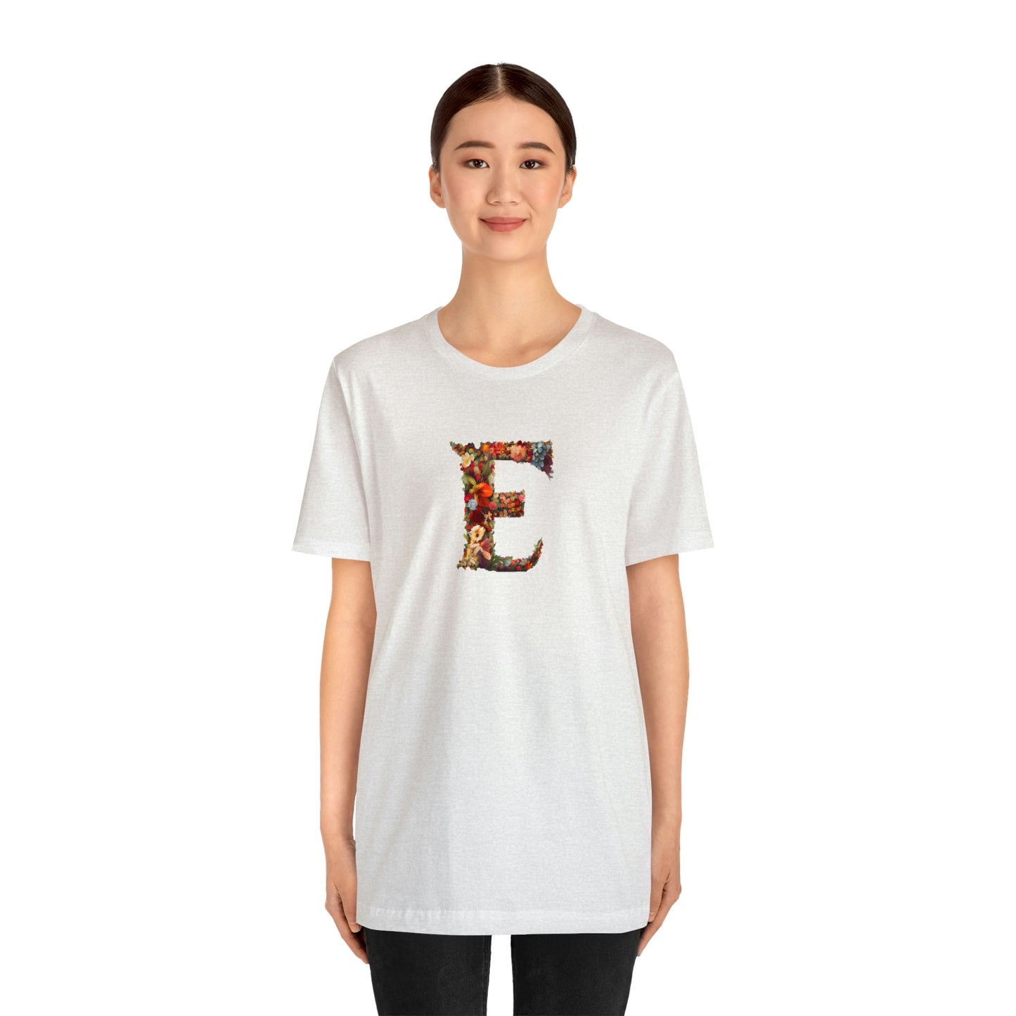 Unisex Jersey Short Sleeve Tee "E"