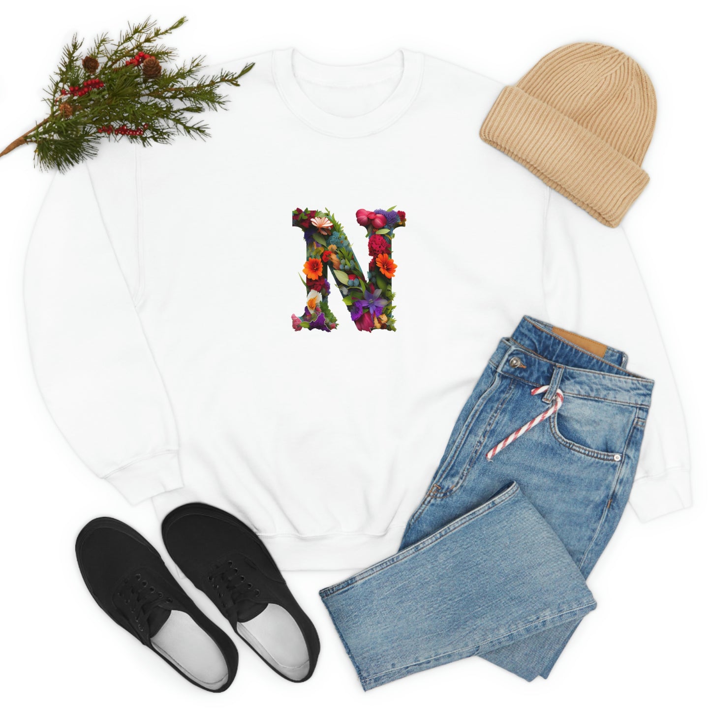 Unisex Heavy Blend™ Crewneck Sweatshirt "N"