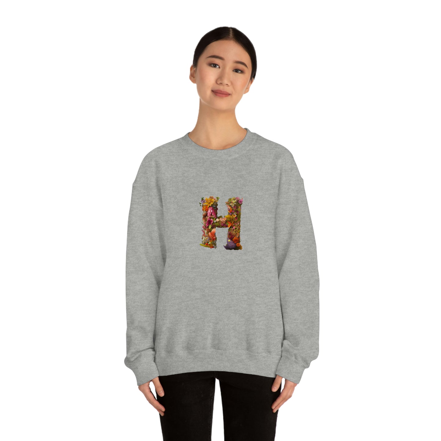 Unisex Heavy Blend™ Crewneck Sweatshirt "H"