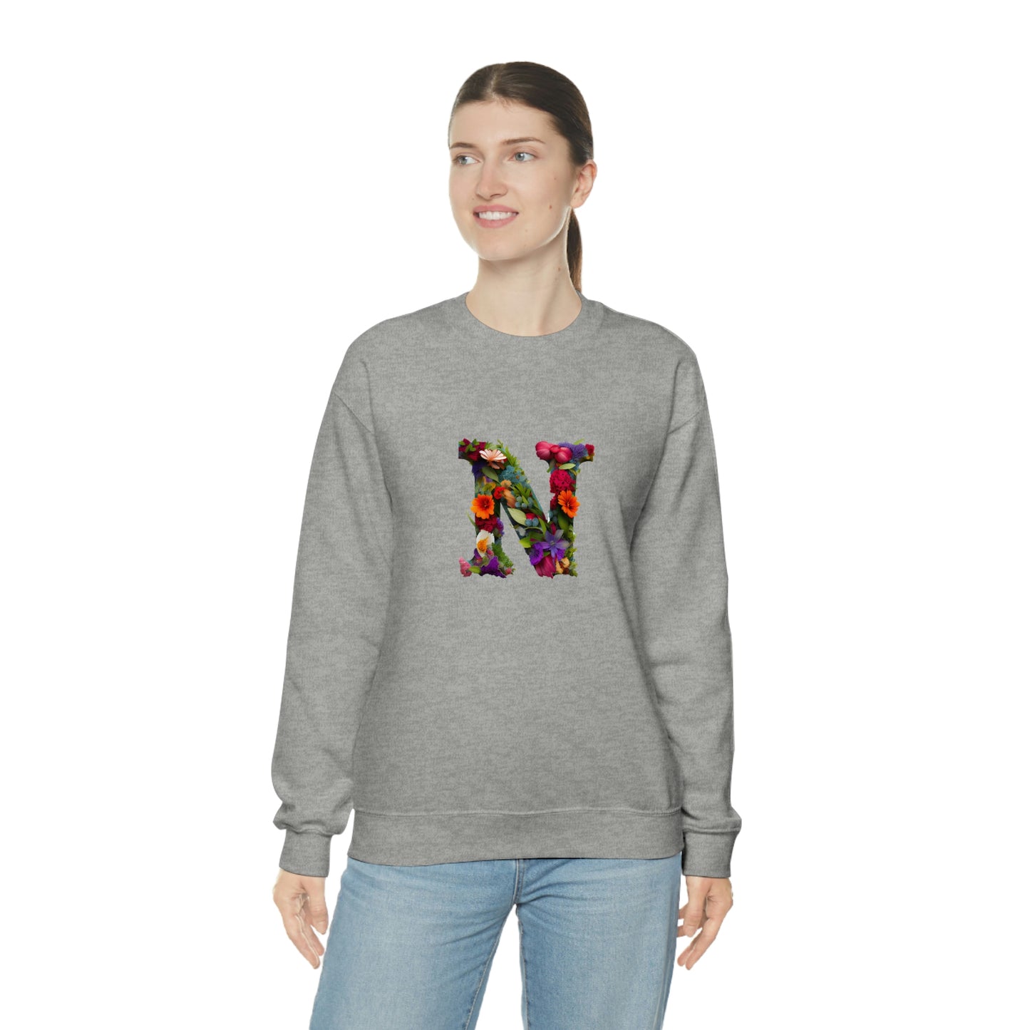 Unisex Heavy Blend™ Crewneck Sweatshirt "N"