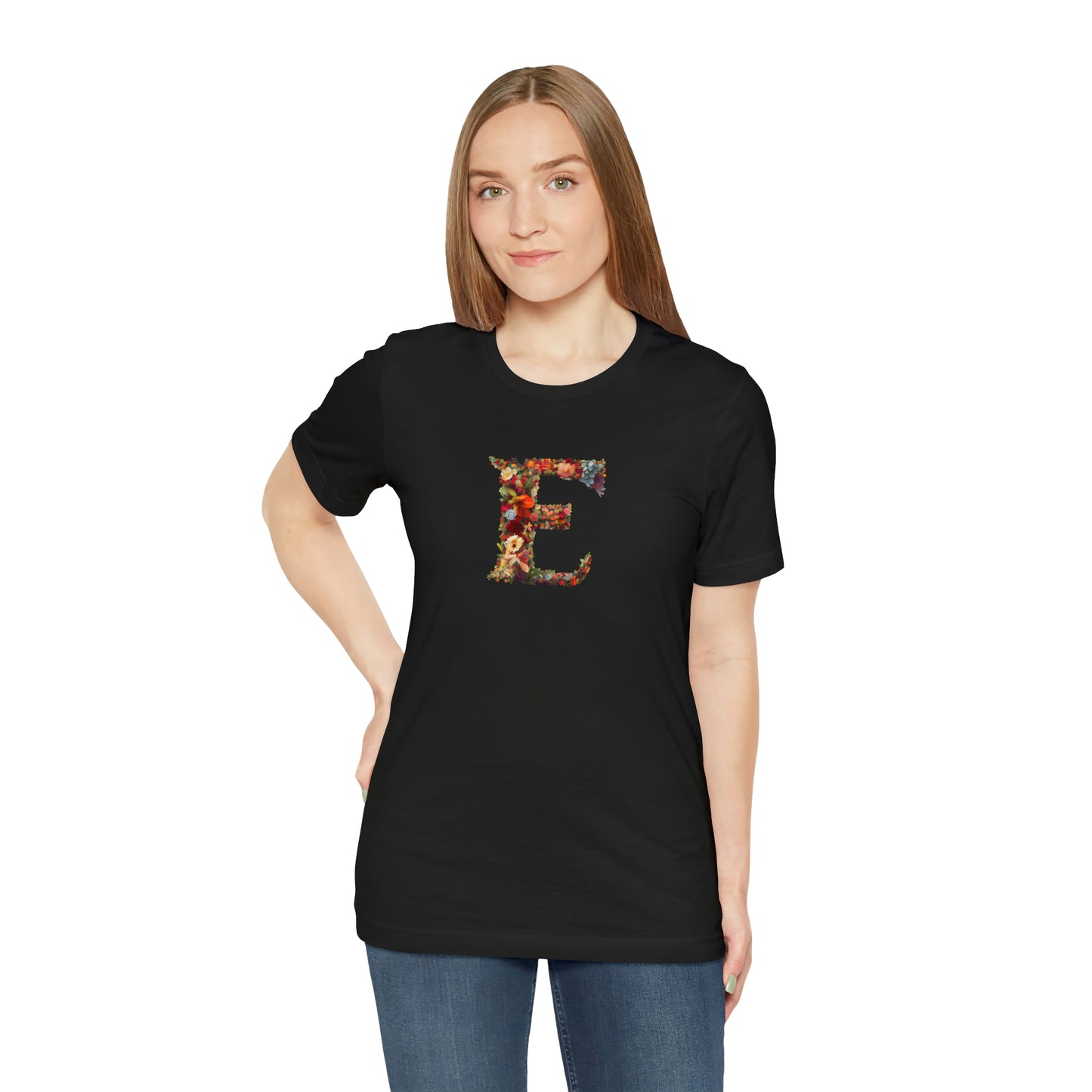 Unisex Jersey Short Sleeve Tee "E"