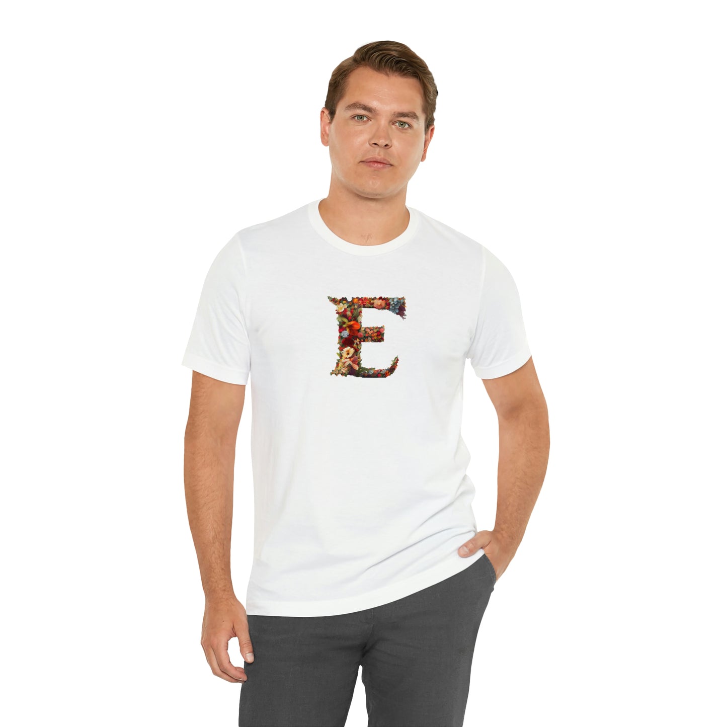 Unisex Jersey Short Sleeve Tee "E"