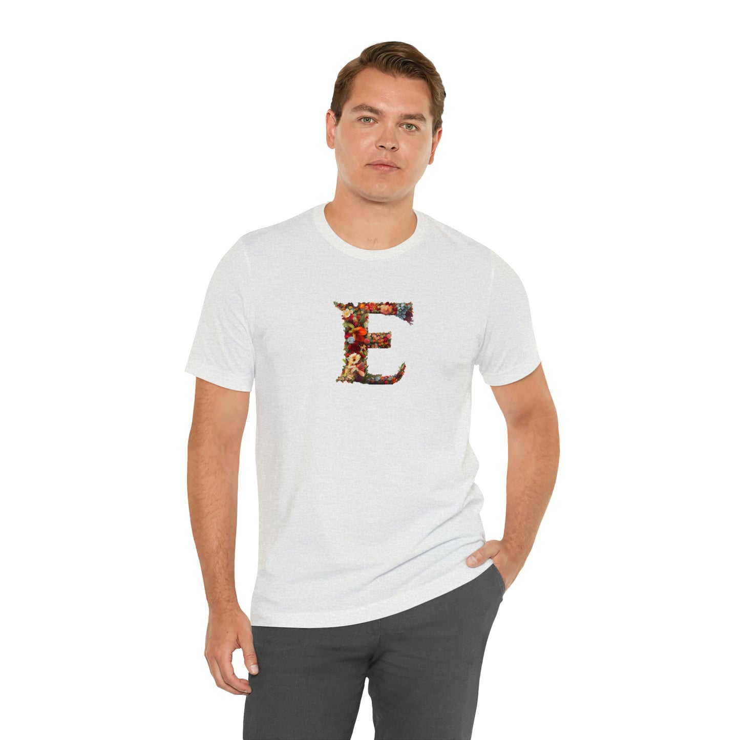 Unisex Jersey Short Sleeve Tee "E"