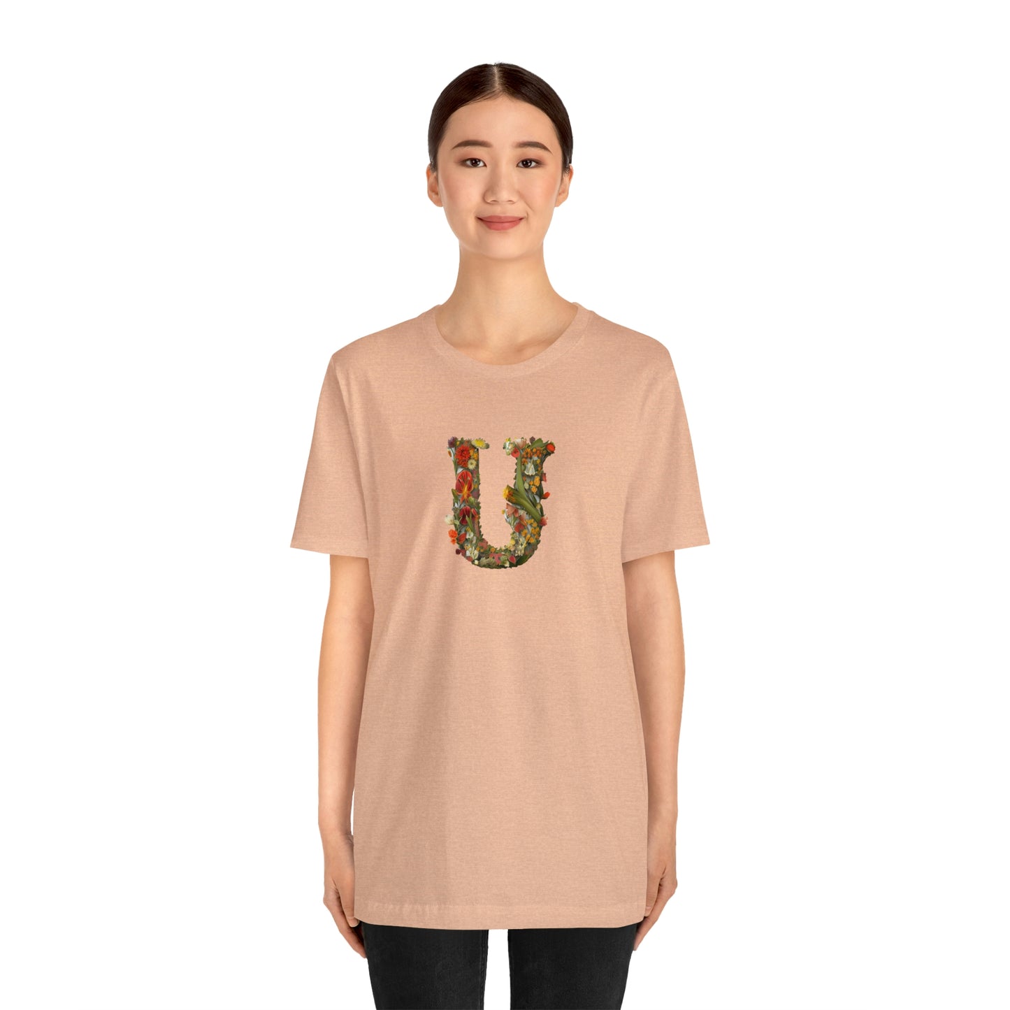 Unisex Jersey Short Sleeve Tee "U"