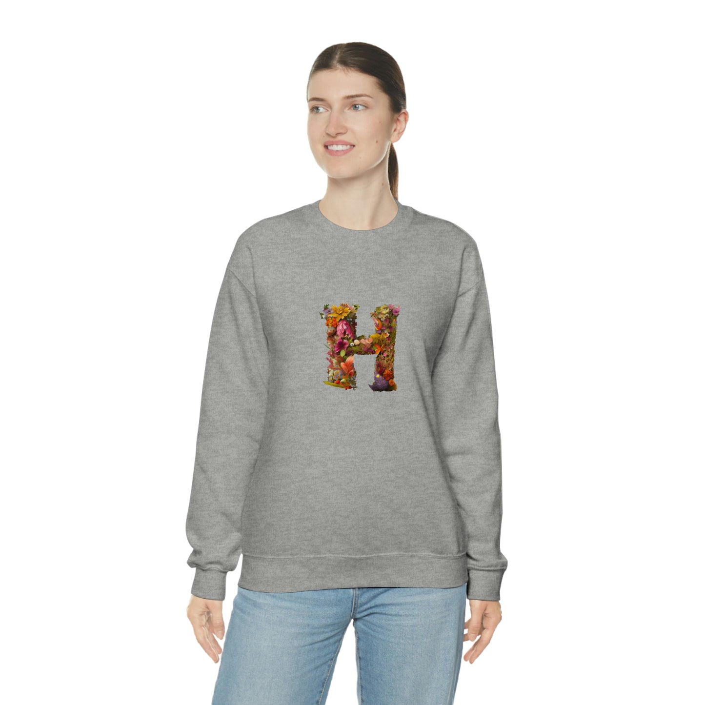 Unisex Heavy Blend™ Crewneck Sweatshirt "H"