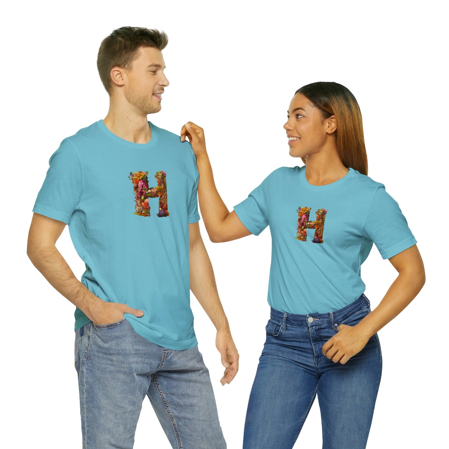 Unisex Jersey Short Sleeve Tee "H"