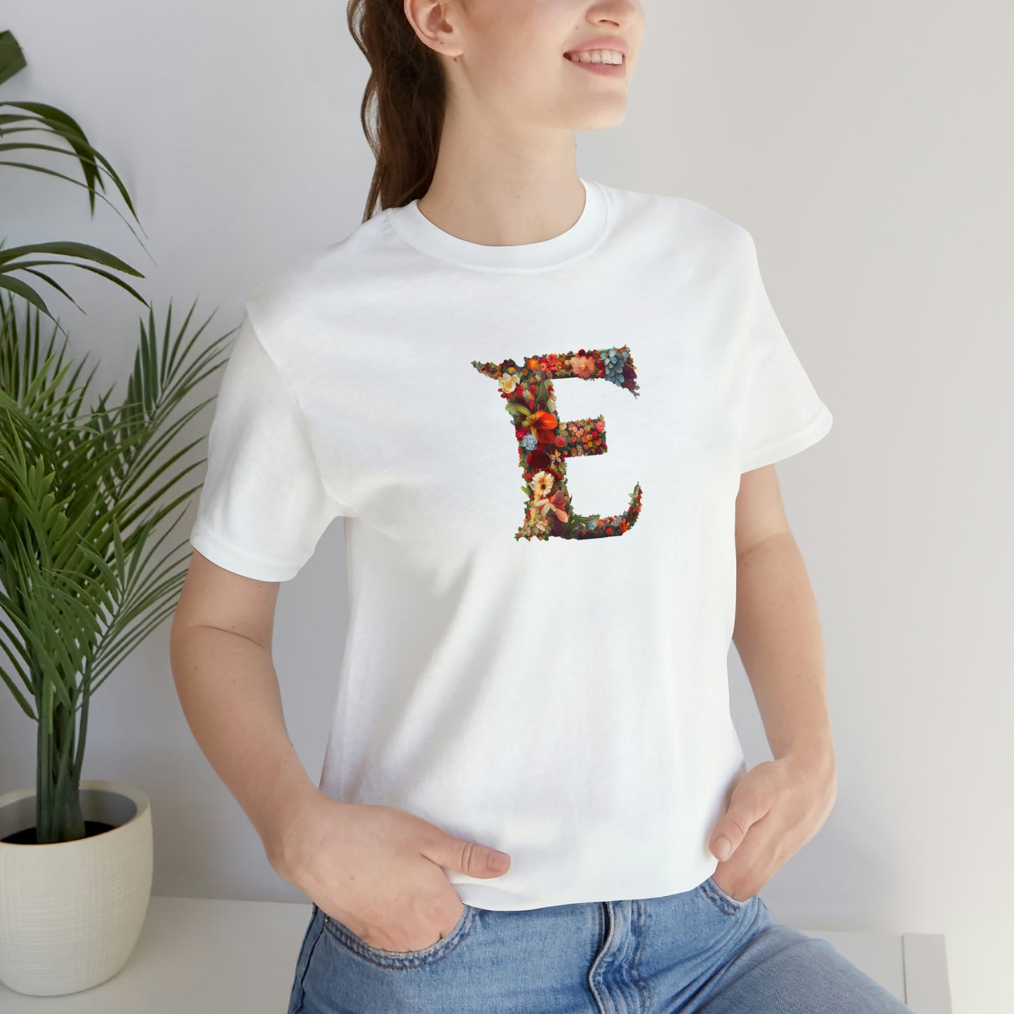 Unisex Jersey Short Sleeve Tee "E"