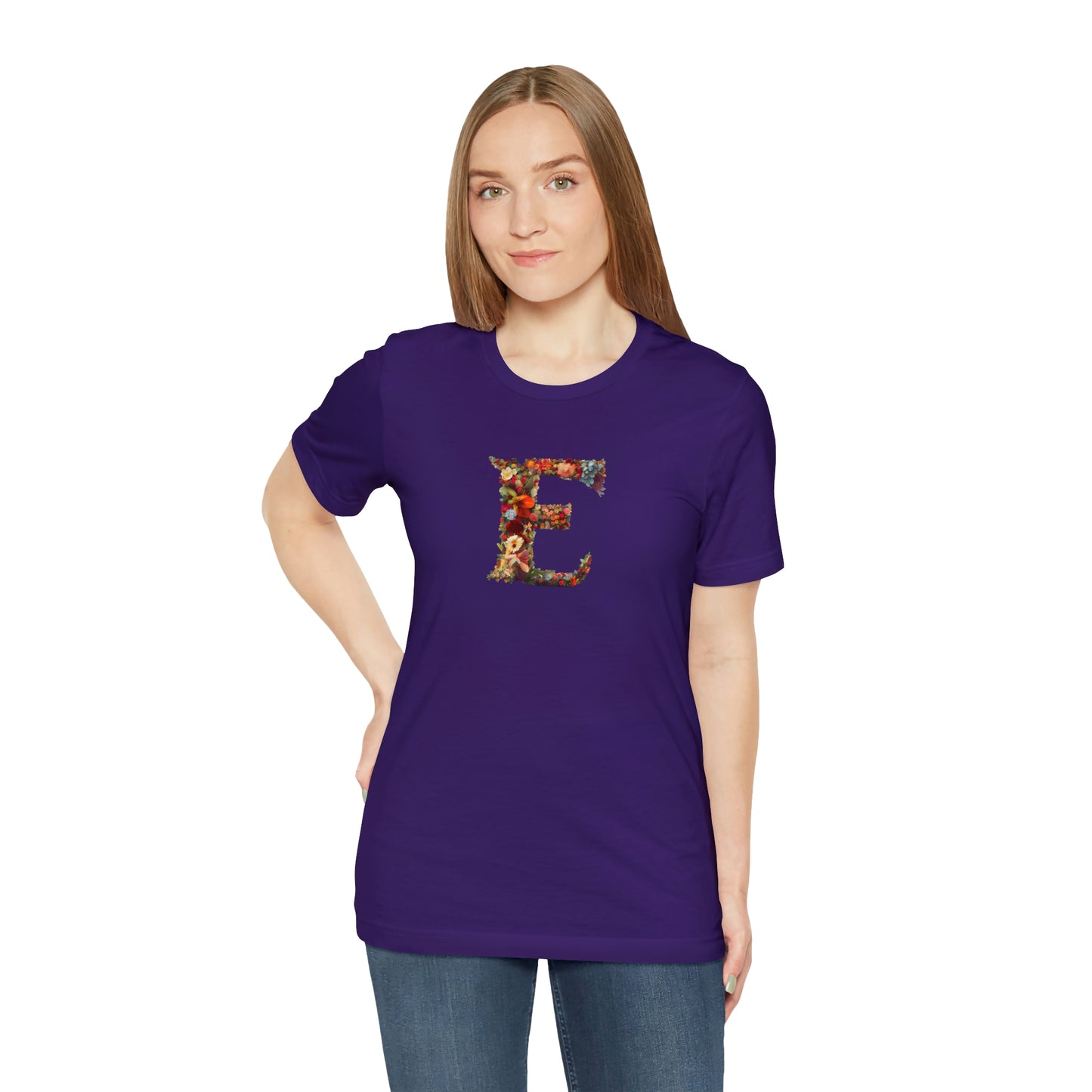 Unisex Jersey Short Sleeve Tee "E"