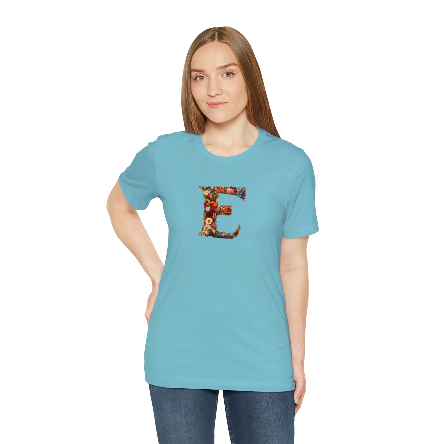 Unisex Jersey Short Sleeve Tee "E"