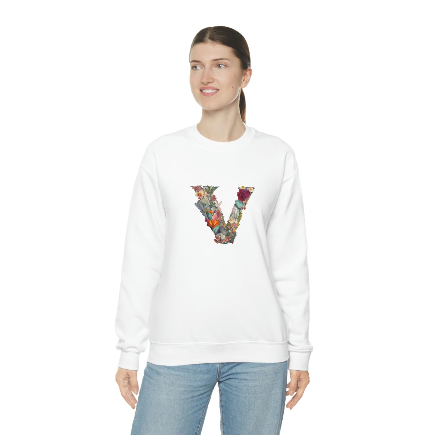 Unisex Heavy Blend™ Crewneck Sweatshirt "V"